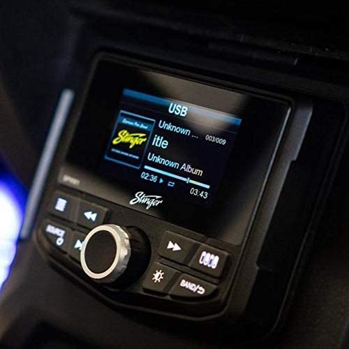 Stinger Off-Road Multimedia Marine & Powersports Weatherproof Multimedia Player - RADIO ONLY