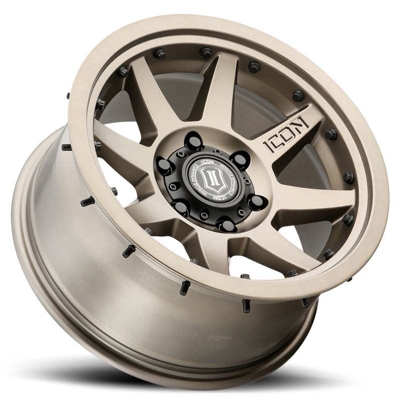 ICON Wheels - Cast ICON Rebound Pro 17x8.5 5x5 -6mm Offset 4.5in BS 71.5mm Bore Bronze Wheel