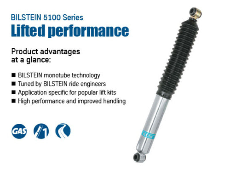 Bilstein Shocks and Struts Bilstein 5100 Series 2014 Ford F-150 Rear 46mm Monotube Shock Absorber