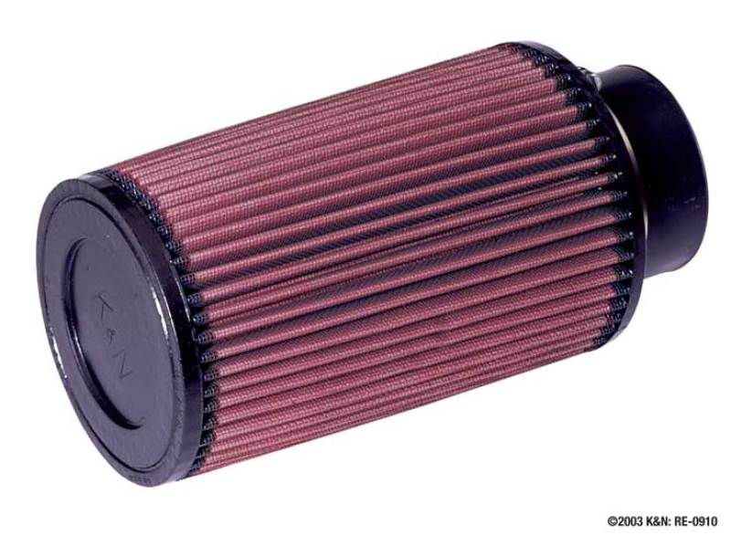 K&N Engineering Air Filters - Universal Fit K&N Universal Rubber Filter 3inch FLG / 5inch OD-B / 4-5/8inch OD-T / 8inch H