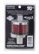 Load image into Gallery viewer, K&amp;N Engineering Air Filters - Universal Fit K&amp;N Clamp On Rubber Base Crankcase Vent Filter 0.5in Flange ID 2in OD 1.5in Height