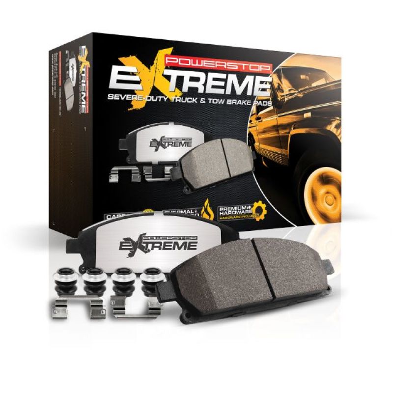 PowerStop Brake Pads - Performance Power Stop 2019 Chevrolet Silverado 1500 Rear Z36 Truck & Tow Brake Pads w/Hardware