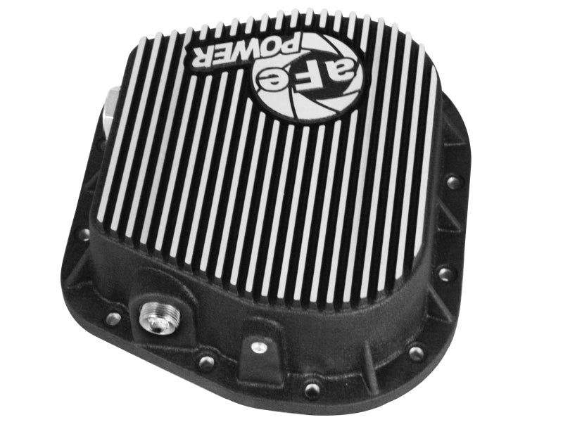 aFe Diff Covers aFe Power Rear Differential Cover (Machined) 12 Bolt 9.75in 11-13 Ford F-150 EcoBoost V6 3.5L (TT)