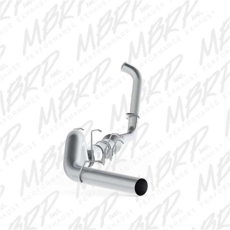 MBRP Catback MBRP F-250/350 6.0L EC/CC 5in Turbo Back (Stock Cat) Single Side Exit AL