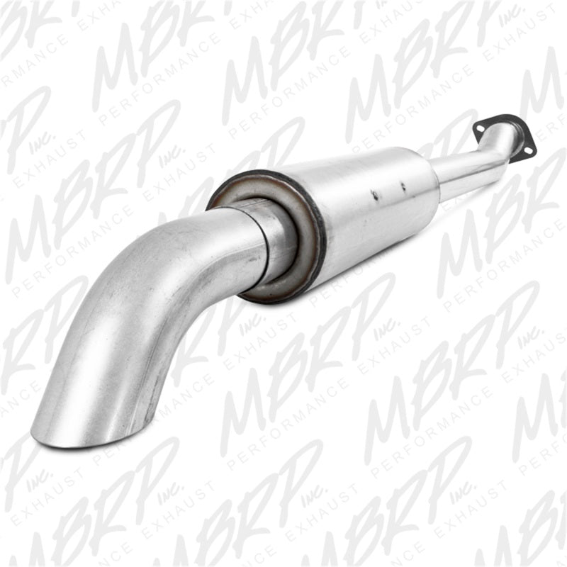 MBRP Catback MBRP 11-12 Ford F-150 SVT Raptor 6.2L EC-SB/CC-SB 3.5in Cat Back Single Turn Down Alum Exhaust