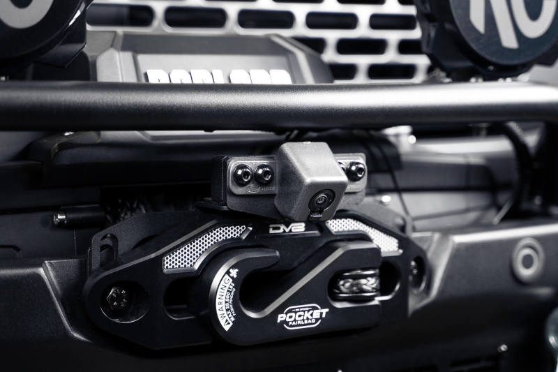 DV8 Offroad License Plate Relocation DV8 Offroad 21-23 Ford Bronco Front Camera Relocation Bracket