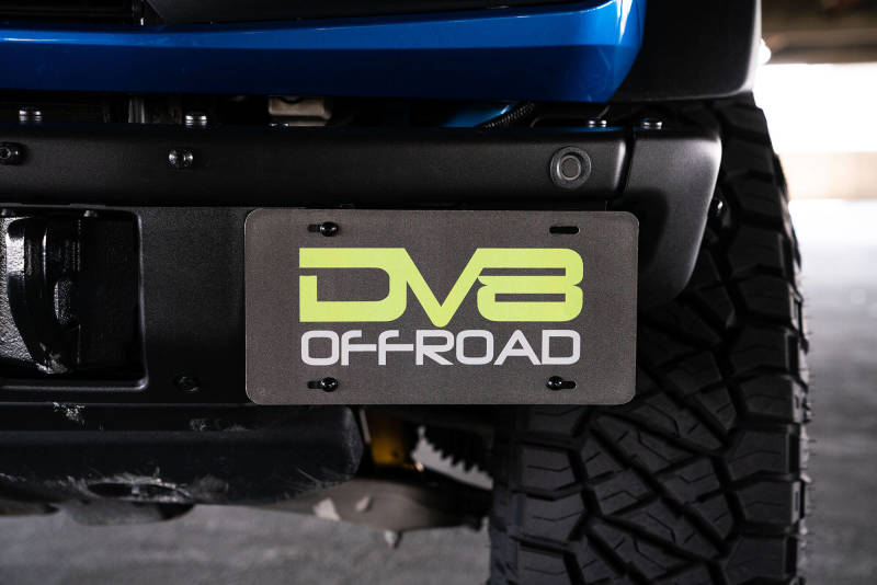 DV8 Offroad License Plate Relocation DV8 Offroad 21-22 Ford Bronco Factory Front Bumper License Relocation Bracket - Side