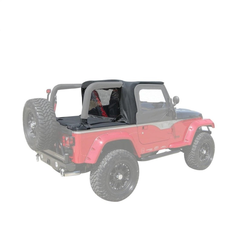 Rampage Soft Tops Rampage 1997-2002 Jeep Wrangler(TJ) Cab Soft Top And Tonneau Cover - Black Denim