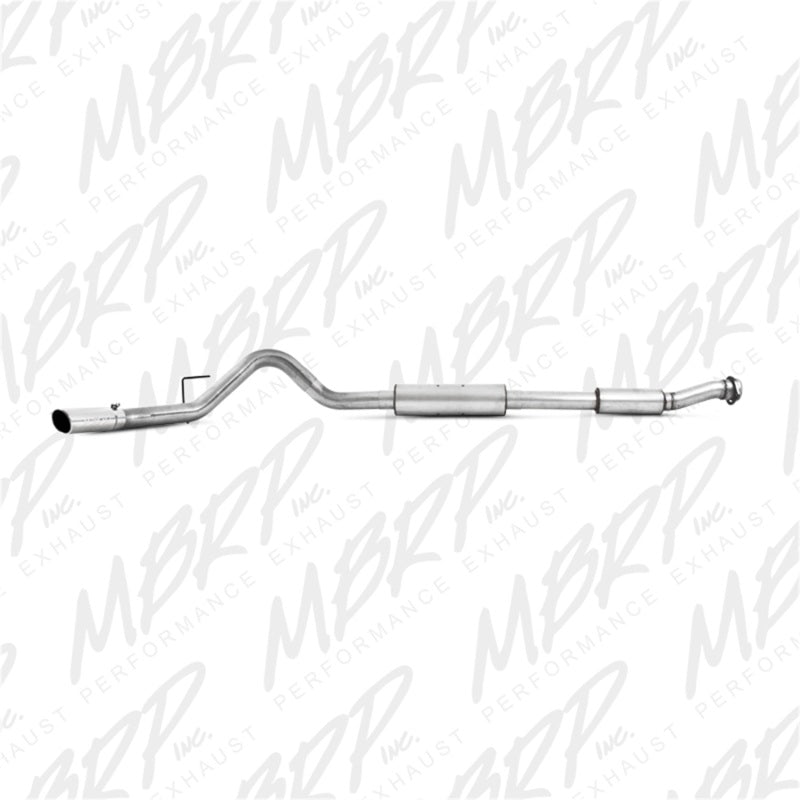 MBRP Catback MBRP 11-13 Ford F150 SVT Raptor 6.2L EC-SB/CC-SB 3.5in Cat Back Single Exit Alum Exhaust System