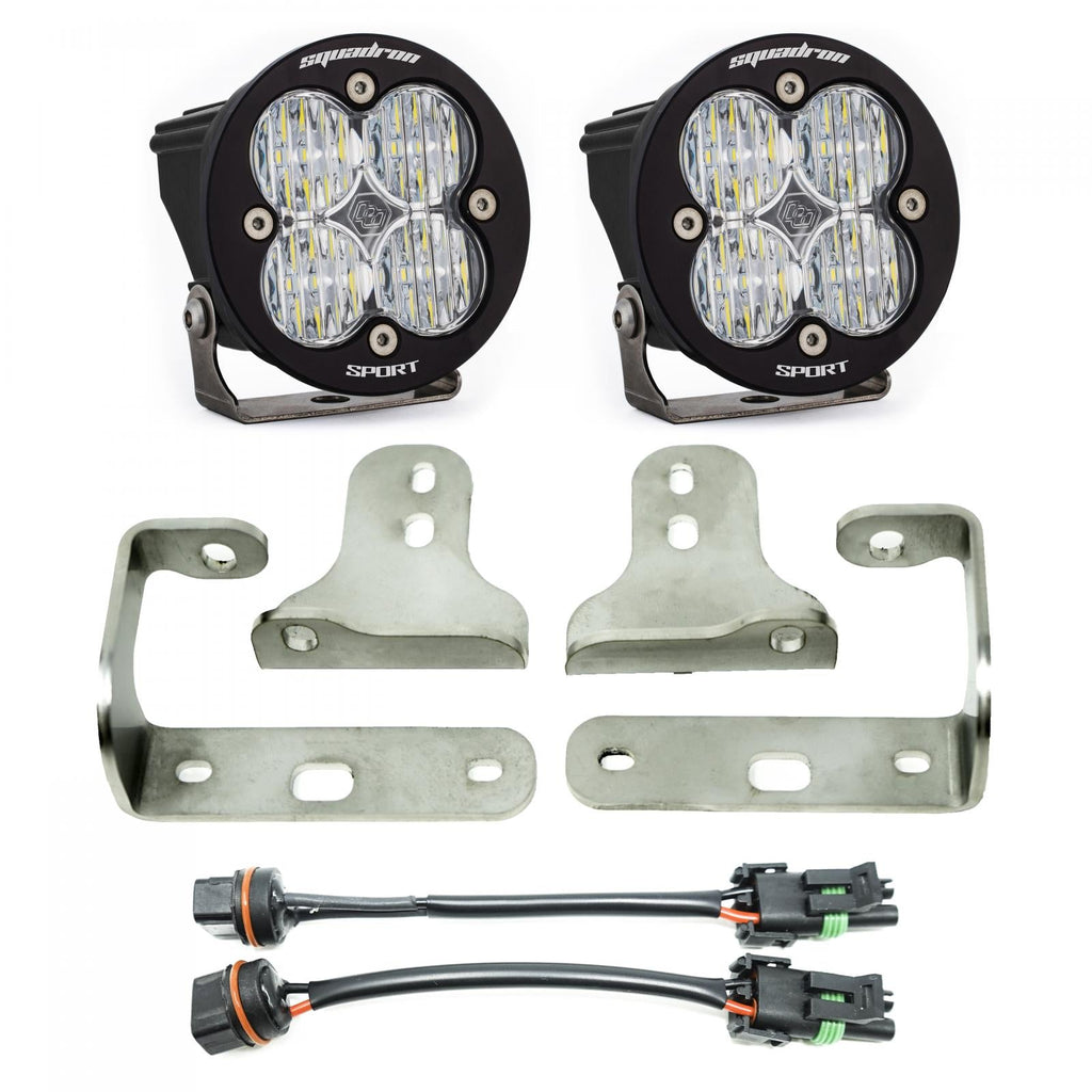 Baja Designs LED Light Kit Jeep JL Fog Pocket Kit 2018 Wrangler JL Squadron Sport Series Baja Designs - 447066