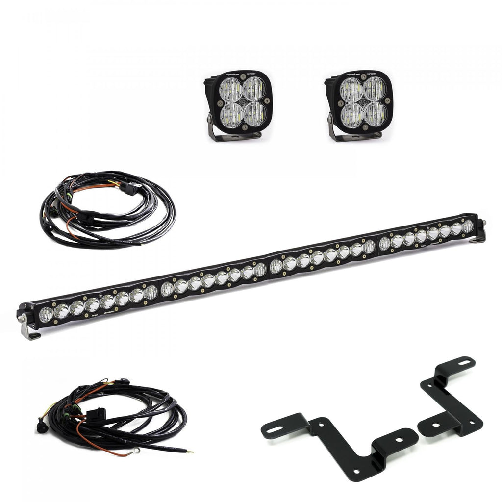 Baja Designs A Pillar Light Mount Jeep JL 40 Inch Cowl Mount 2018 Wrangler JL S8 Driving/Combo Pattern Squadron Sport Baja Designs - 447506