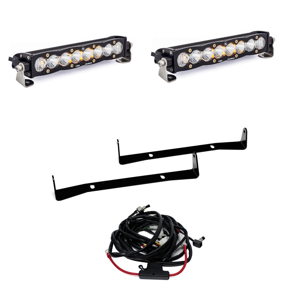 Baja Designs LED Light Kit Toyota 4Runner TRD (14-18) Dual S8 Mount Kit 10 Inch S8 Baja Designs - 447509