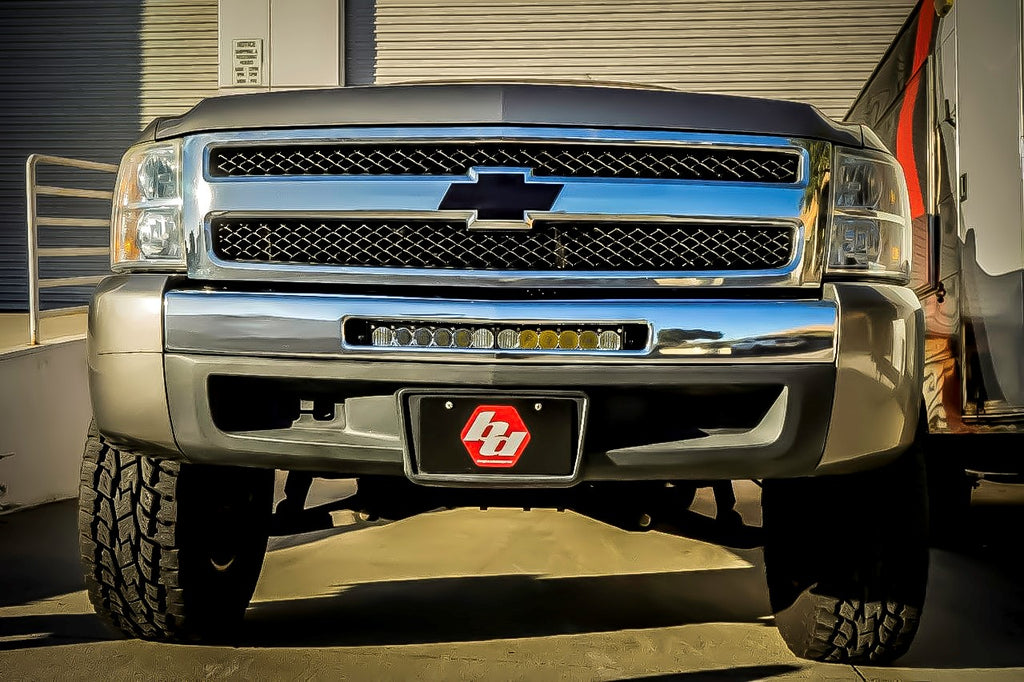 Baja Designs LED Light Bars 07-13 Silverado 20 Inch Bumper Mount Kit 20 Inch OnX6+ Baja Designs - 447514
