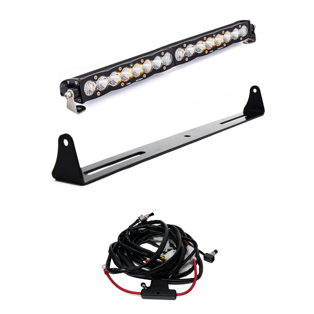Baja Designs LED Light Bars 07-13 Silverado 20 Inch Bumper Mount Kit 20 Inch S8 Baja Designs - 447515