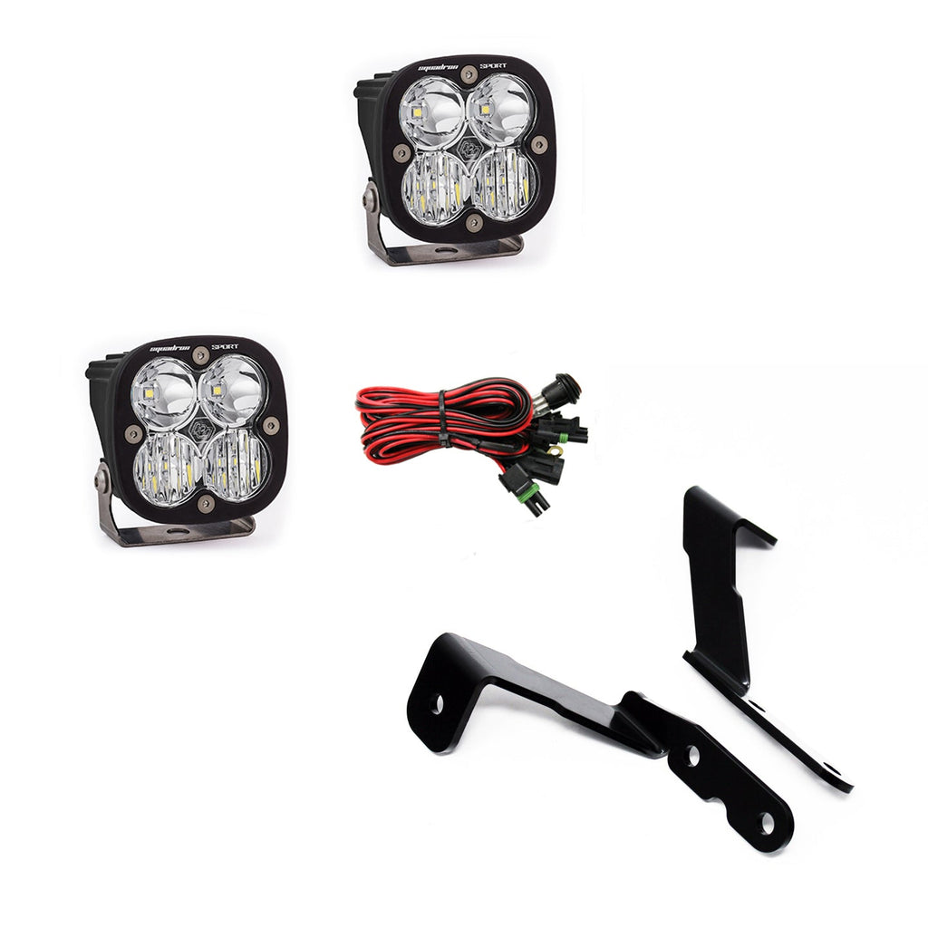 Baja Designs LED Light Kit GM Silverado/Sierra (07-13) A-Pillar Kit Squadron Sport Lights Baja Designs - 447575