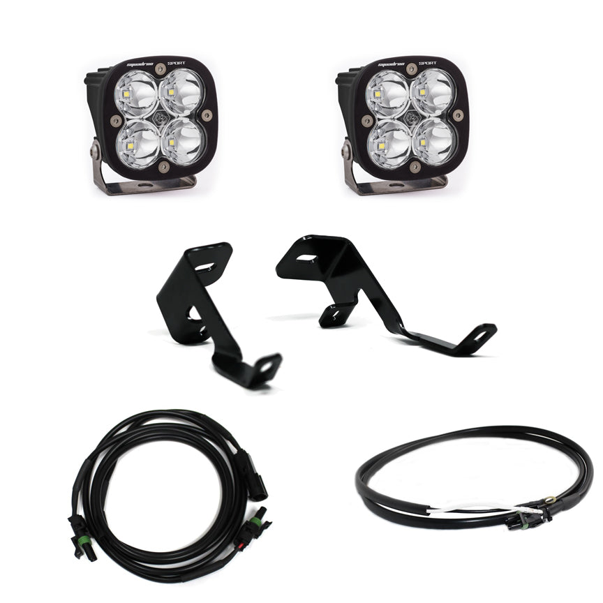 Baja Designs A Pillar Light Mount F-150 Raptor A-Pillar Kit 17-19 Raptor 15-19 F-150 Squadron Sport Baja Designs - 447599