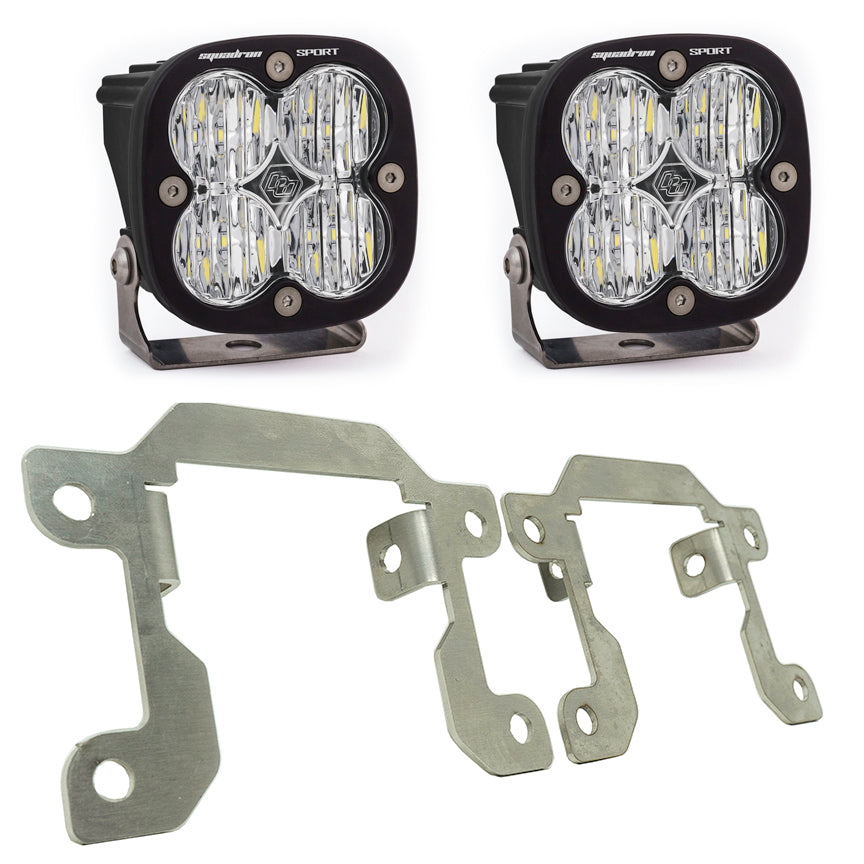 Baja Designs Fog Lights Ford, Ranger  (19-On), Fog Pocket Kit, Squadron Sport - 447607