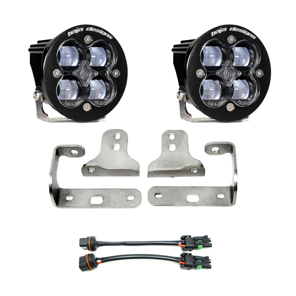 Baja Designs Fog Lights Jeep JL Fog Light Squadron-R SAE 18-Pres Wrangler JL Sport/Sport-S Fog Pocket Kit Baja Designs - 447622