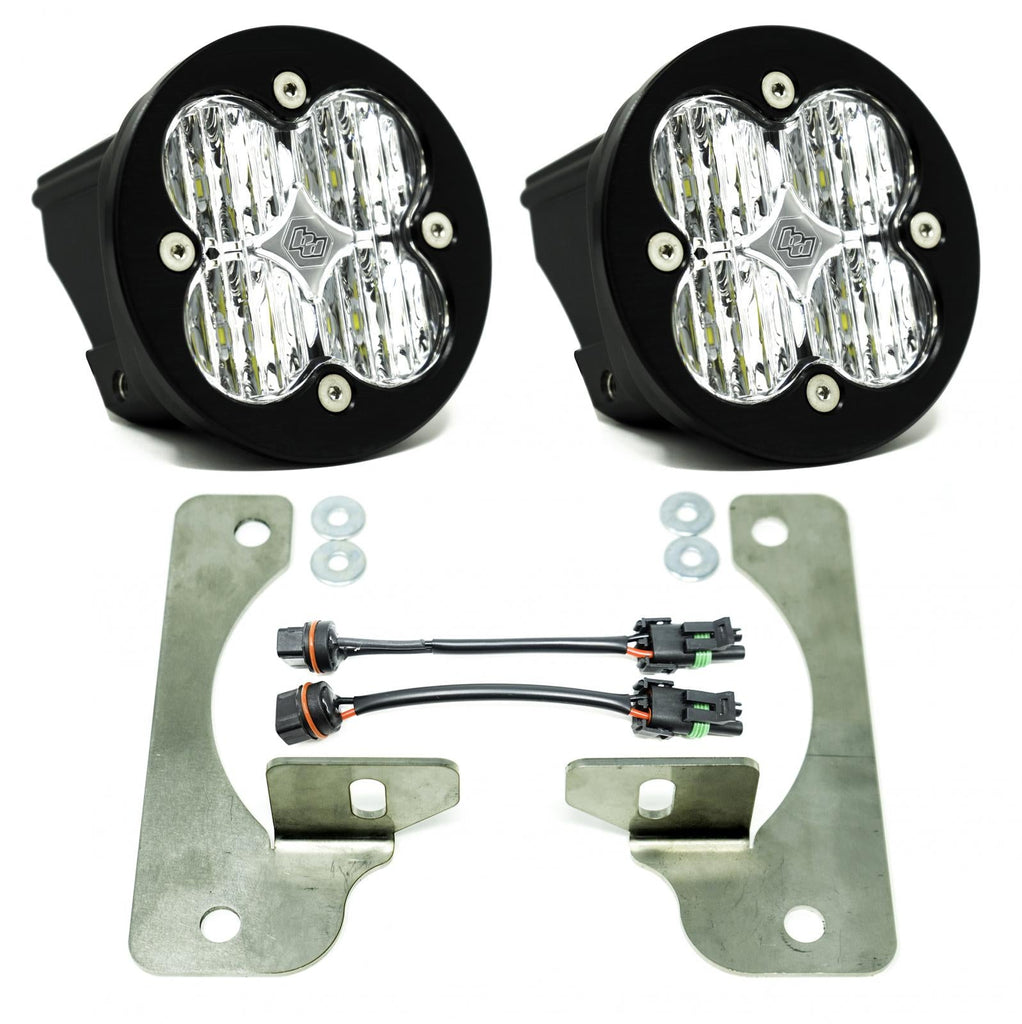 Baja Designs Fog Lights Jeep JL Fog Light Squadron-R 18-Pres Wrangler JL Rubicon Fog Pocket Kit Baja Designs Baja Designs - 447623