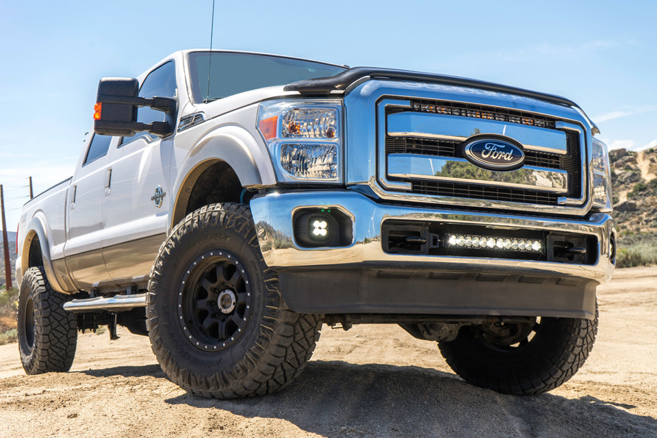 Baja Designs Fog Lights Super Duty Fog Lights Squadron Pro 11-16 Super Duty Fog Pocket Kit Baja Designs - 447631