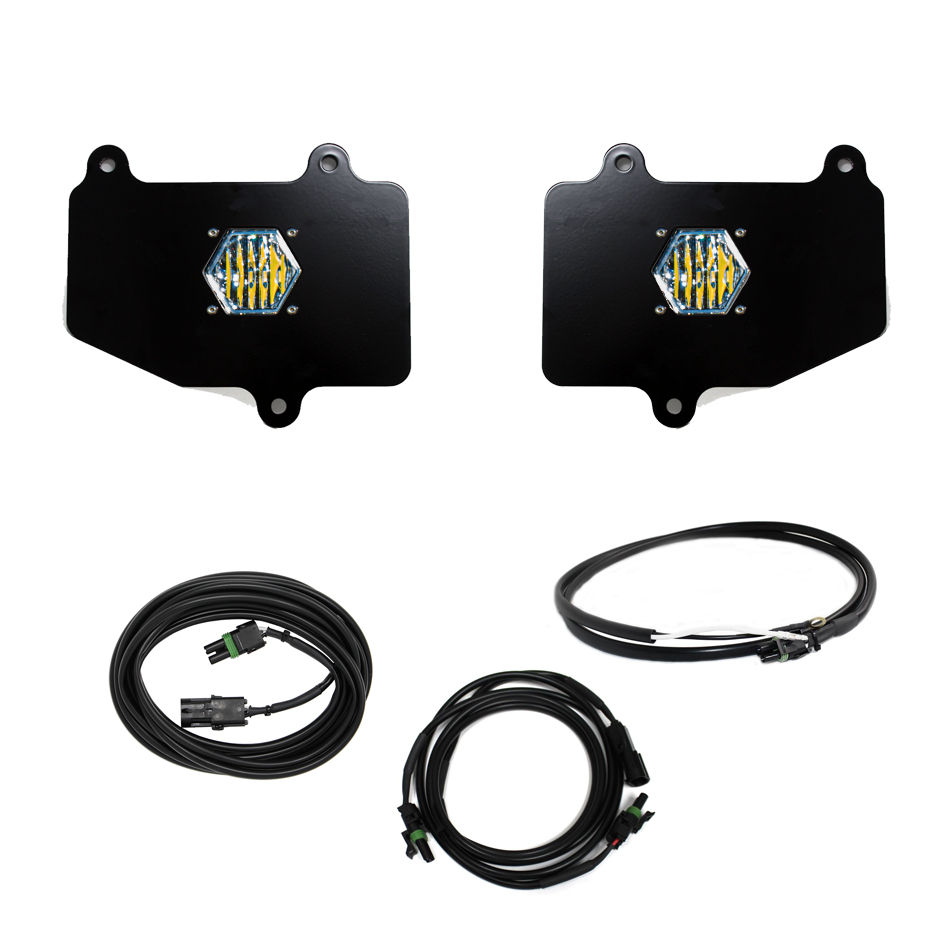 Baja Designs LED Light Kit Jeep JT LED Light Dual S1 Reverse Kit w/Upfitter For 18-Pres Wrangler JT Baja Designs - 447652UP