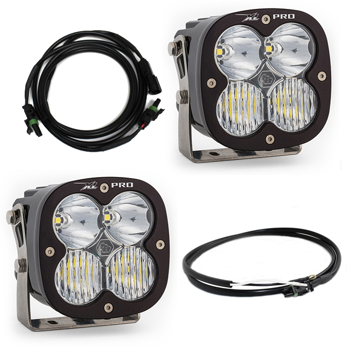 Baja Designs LED Light Kit Jeep JL/JT Rubicon Steel Bumper LED Light Kit XL Pro w/Upfitter Baja Designs - 447668UP