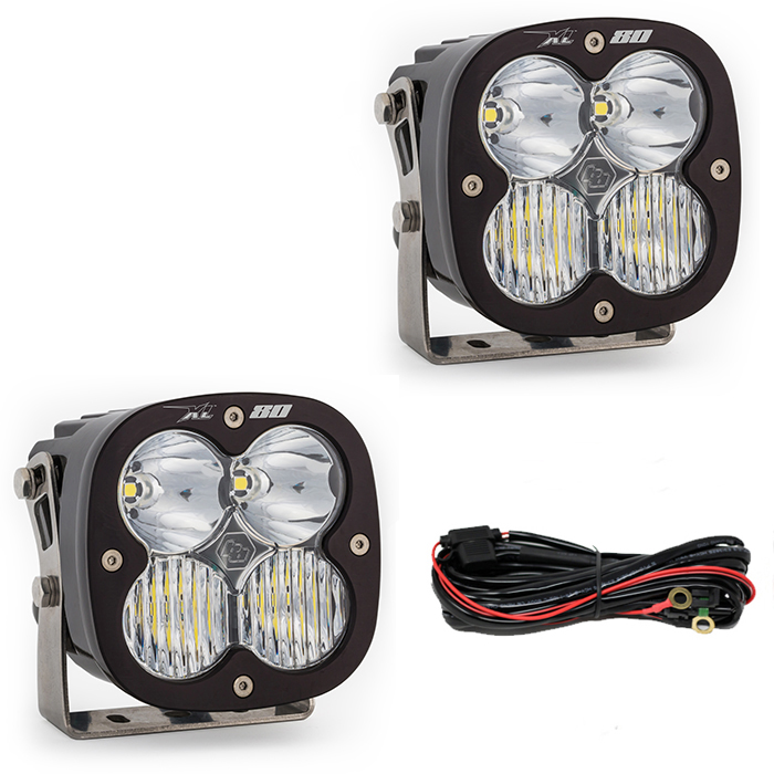 Baja Designs LED Light Kit Jeep JL/JT Rubicon Steel Bumper LED Light Kit XL 80 Baja Designs - 447669