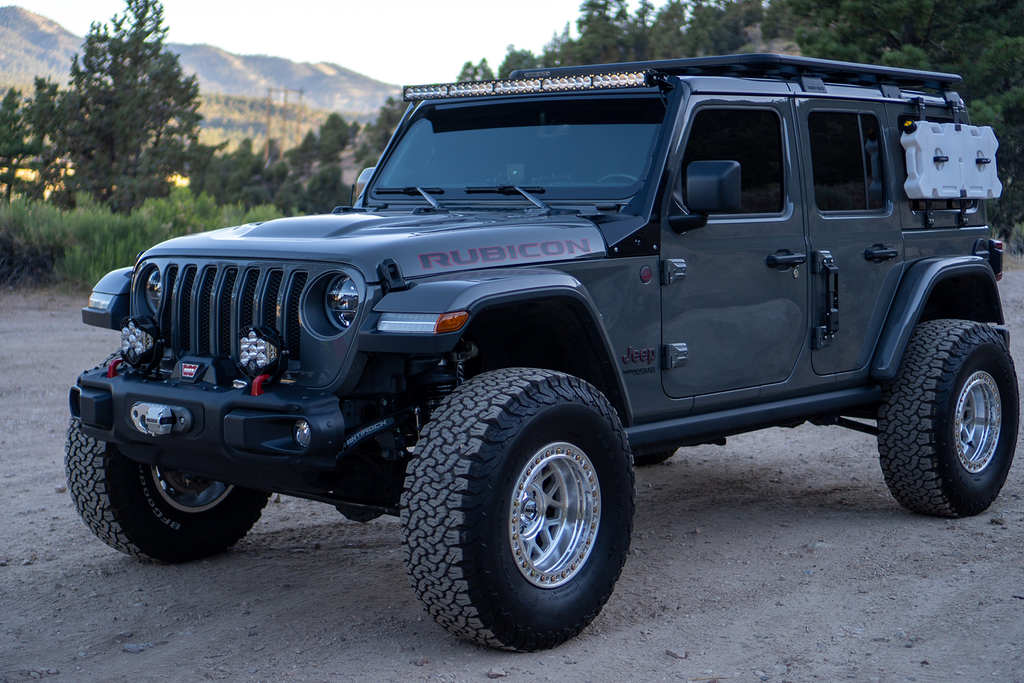 Baja Designs LED Light Kit Jeep JL/JT Rubicon Steel Bumper LED Light Kit XL 80 w/Upfitter Baja Designs - 447669UP