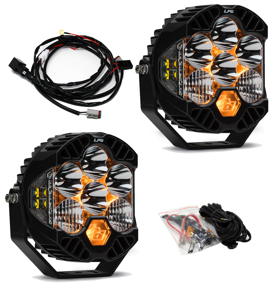 Baja Designs LED Light Kit Jeep JL/JT Rubicon Steel Bumper LED Light Kit LP6 Baja Designs - 447671