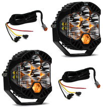 Load image into Gallery viewer, Baja Designs LED Light Kit Jeep JL/JT Rubicon Steel Bumper LED Light Kit LP6 w/Upfitter Baja Designs - 447671UP
