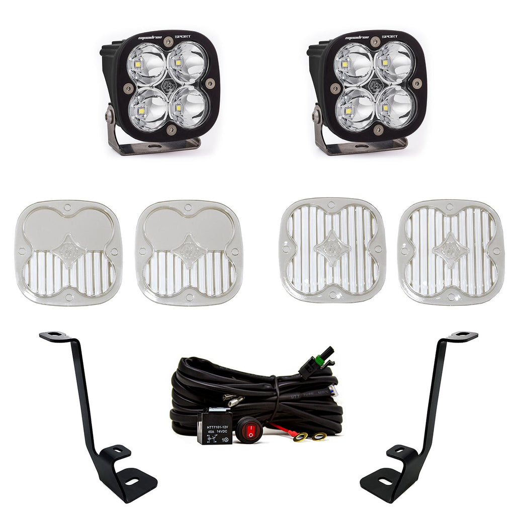 Baja Designs LED Light Kit F-150 A Pillar kit Squadron Sport Spot 21-On Ford F150 Baja Designs - 447695