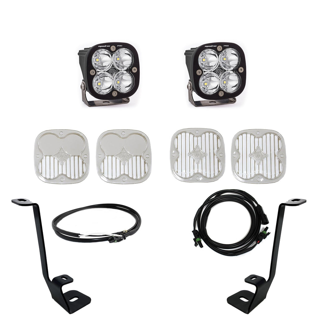 Baja Designs LED Light Kit F-150 A Pillar Kit Squadron Pro Spot 21-On F-150 W/ Upfitter Baja Designs - 447696UP