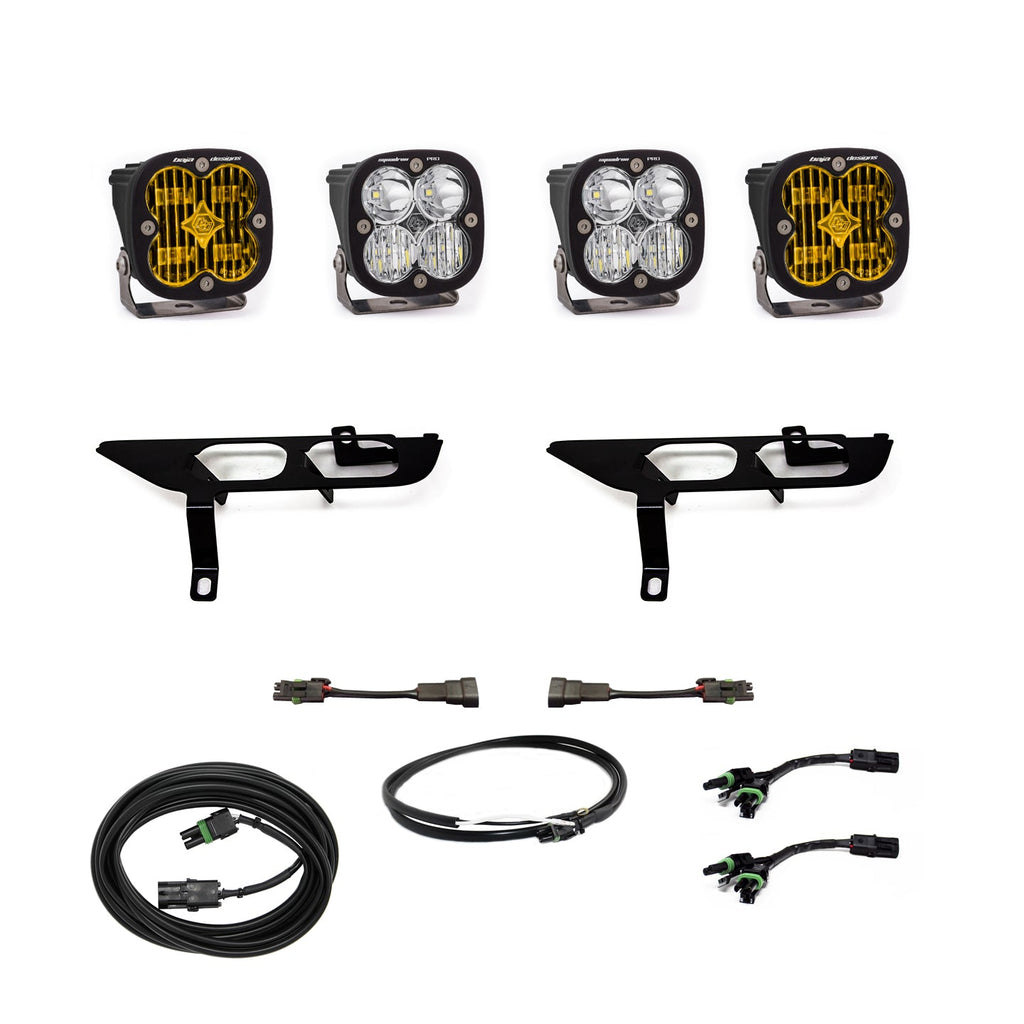 Baja Designs Fog Lights Ford, F150, (21-On), FPK, SAE Amber/Pro DC, Up w/o DRL - 447700UP