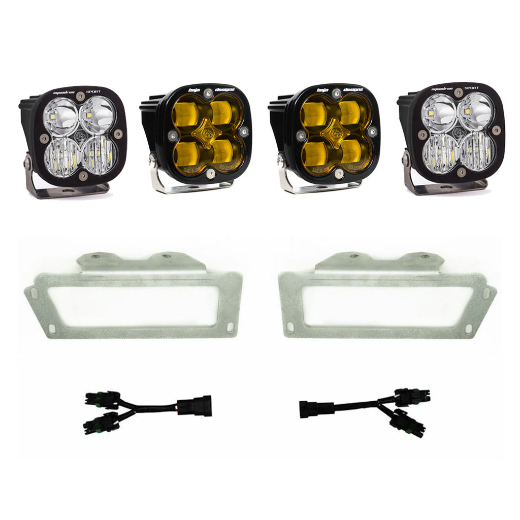 Baja Designs Fog Lights Ram 2500/3500 Fog Lights SAE Fog Pocket Kit Amber FPK 10-18 RAM 1500 09-12 Ram 2500/3500 Baja Designs - 447719