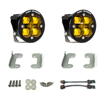 Load image into Gallery viewer, Baja Designs Fog Lights Jeep Fog Lights Squadron-R SAE Amber LED 07-18 Wrangler JK Fog Pocket Kit Baja Design - 447721