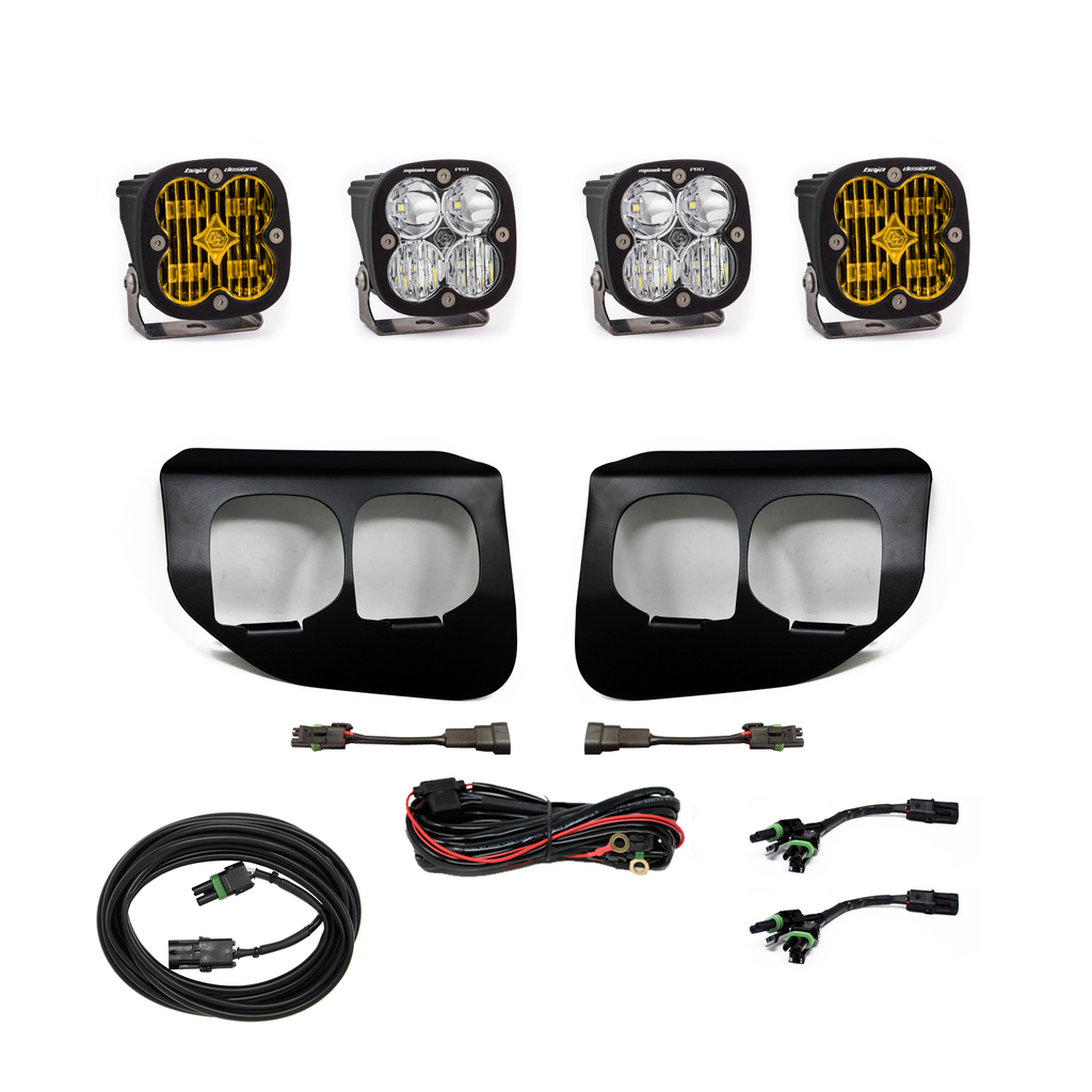 Baja Designs Fog Lights Ford Super Duty (20-22) Fog Lights Dual FPK Amber SAE/Pro DC Baja Designs - 447737