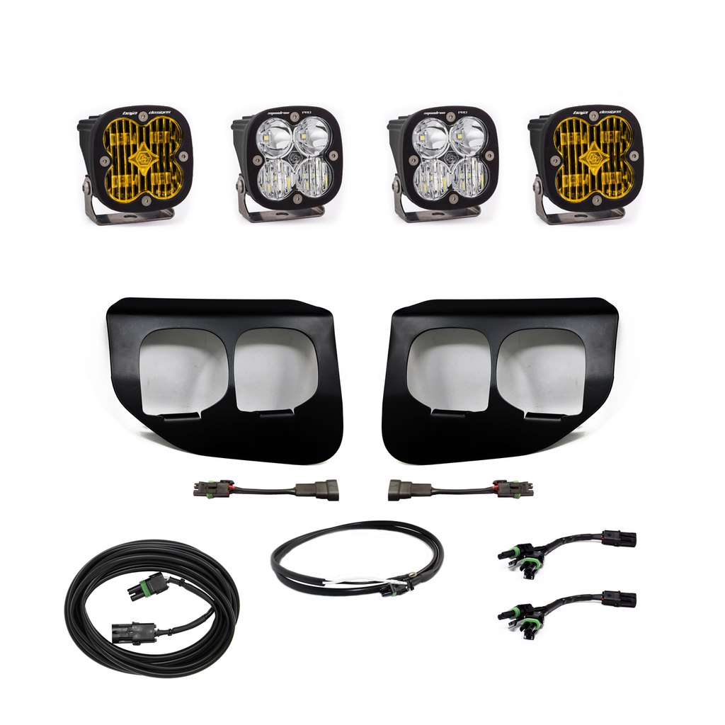 Baja Designs Fog Lights Ford Super Duty (20-22) Fog Lights FPK Amber SAE/Pro DC Baja Designs w/Upfitter Baja Designs - 447737UP
