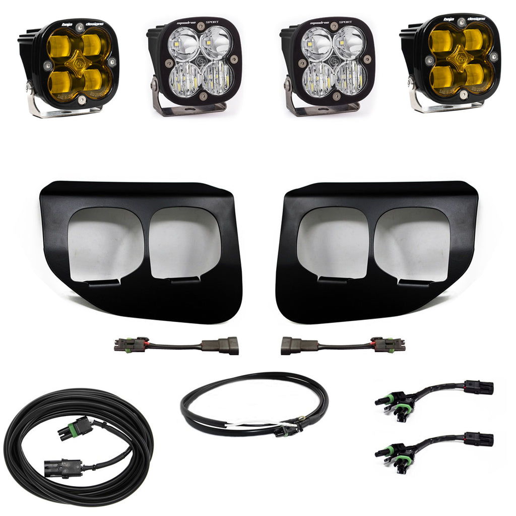 Baja Designs Fog Lights Ford Super Duty (20-22) Fog Lights FPK Amber SAE/Sport DC Baja Designs w/Upfitter Baja Designs - 447739UP