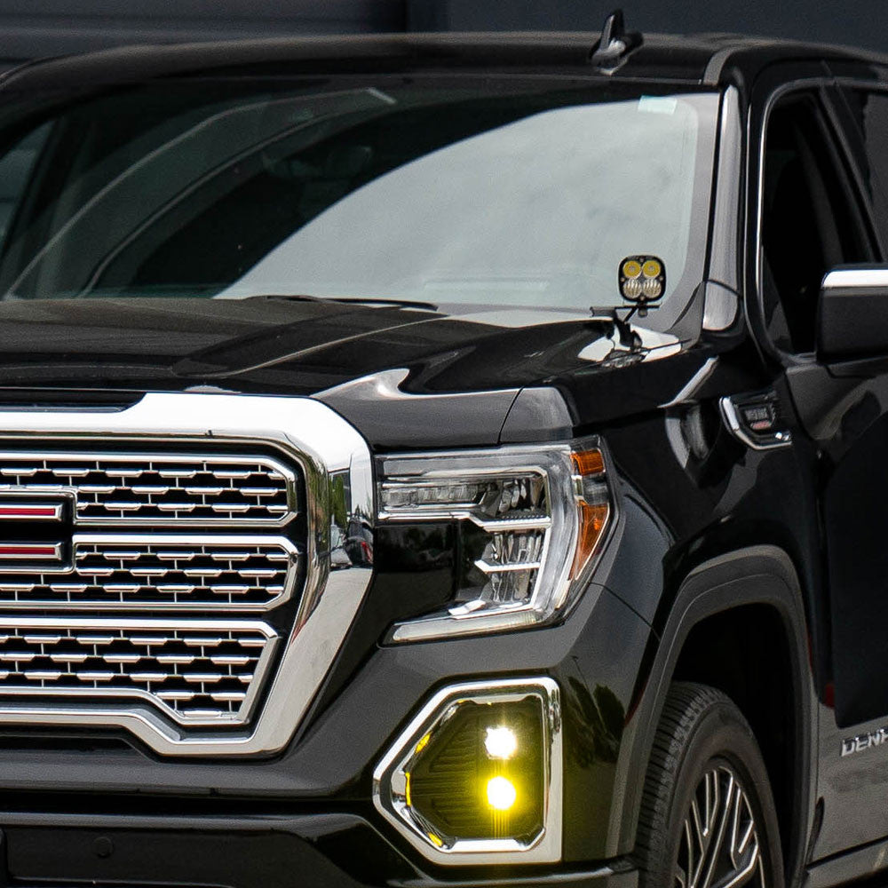 Baja Designs A Pillar Light Mount Sierra 1500 19-On Squadron Sport A Pillar Light Kit Baja Designs - 447742