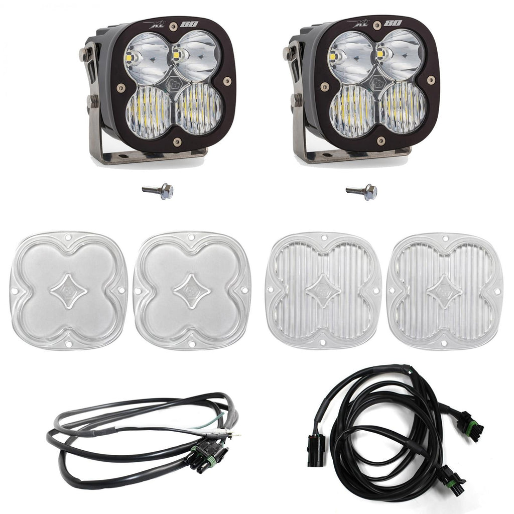 Baja Designs A Pillar Light Mount Bronco A Piller Light Kit 21-Up Ford Bronco XL80 D/C w/Upfitter Baja Designs - 447751UP