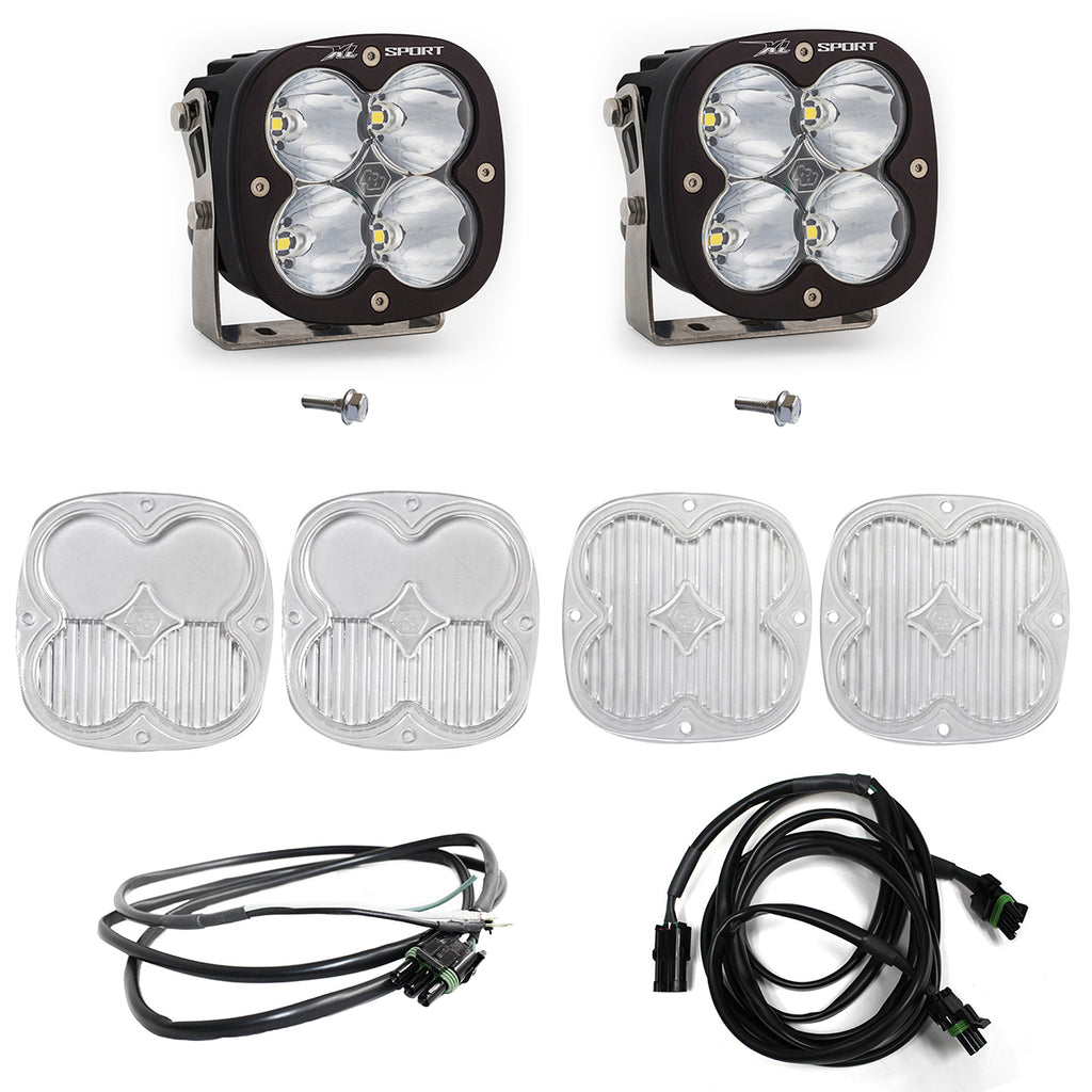 Baja Designs A Pillar Light Mount Bronco A Piller Light Kit 21-Up Ford Bronco XL Sport Spot w/Upfitter Baja Designs - 447753UP