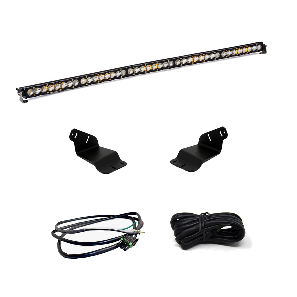 Baja Designs LED Light Kit Bronco Roof Light Bar Kit 21-Up Ford Bronco 50 S8 w/Upfitter Baja Designs - 447758UP