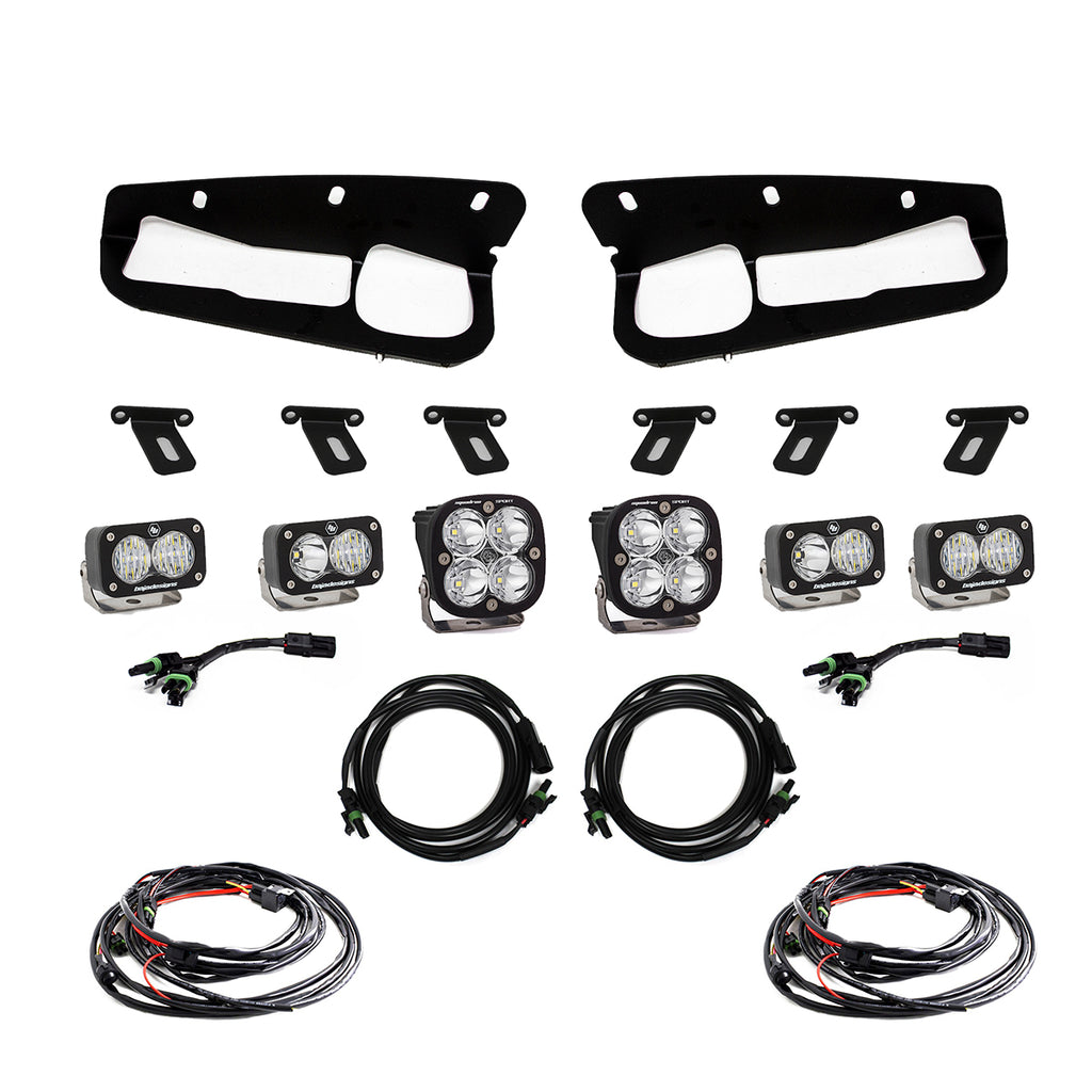 Baja Designs Fog Lights Bronco Fog Pocket Kit 21-Up Ford Bronco Sportsmen Baja Designs - 447760