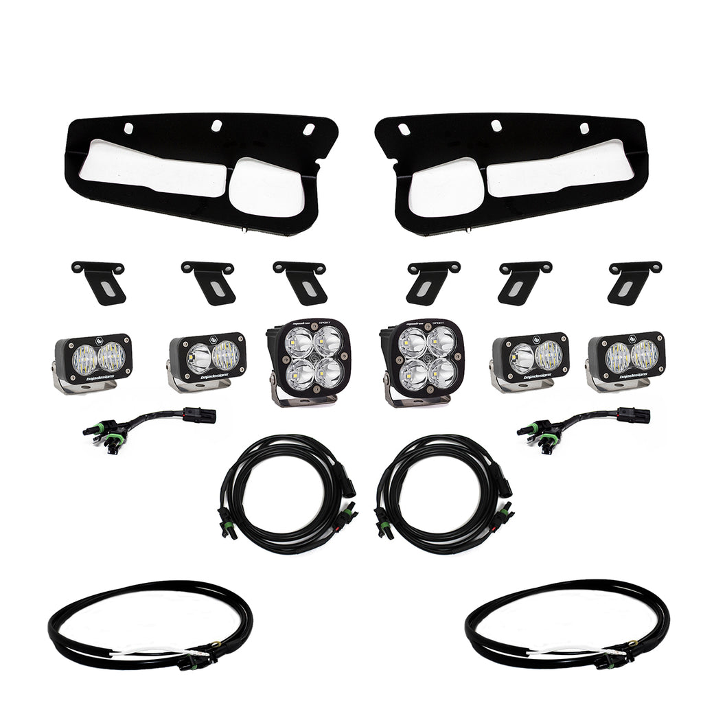 Baja Designs Fog Lights Bronco Fog Pocket Kit 21-Up Ford Bronco Sportsmen w/Upfitter Baja Designs - 447760UP