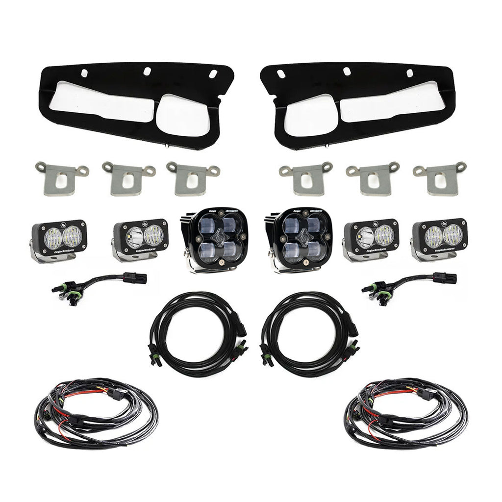 Baja Designs Fog Lights Bronco Clear SAE Fog Pocket Kit 21-Up Ford Bronco Baja Designs - 447761