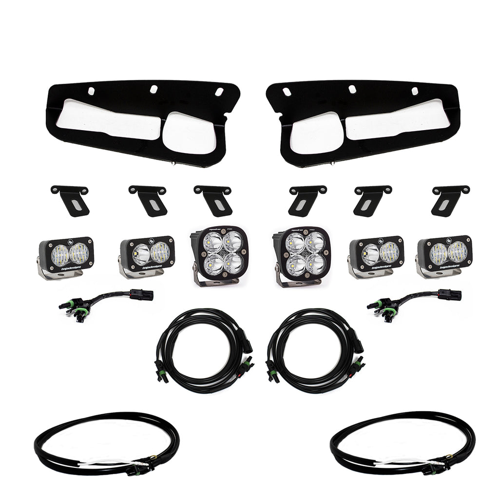 Baja Designs Fog Lights Bronco Fog Pocket Kit 21-Up Ford Bronco Pro w/Upfitter Baja Designs - 447763UP
