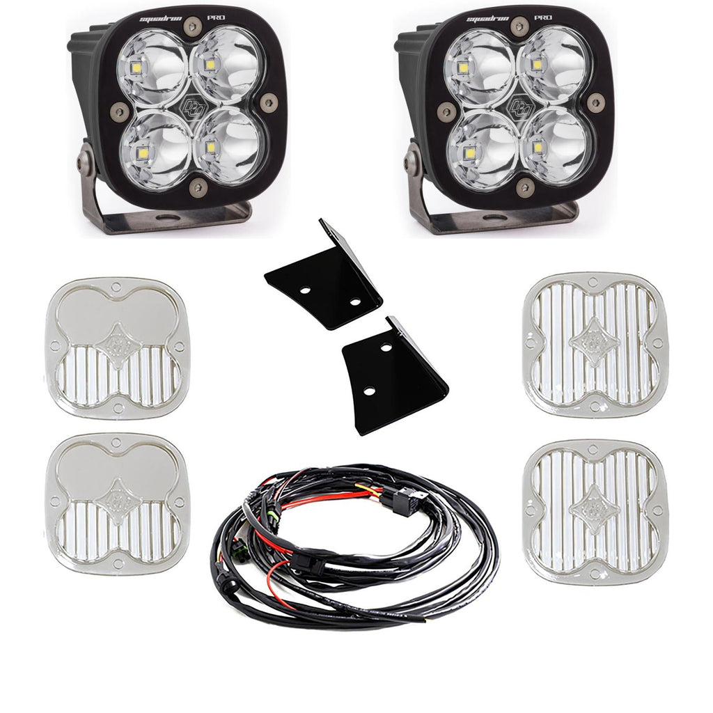 Baja Designs LED Light Kit Jeep, JK Squadron Pro Spot A-Pillar Kit Baja Designs - 447797