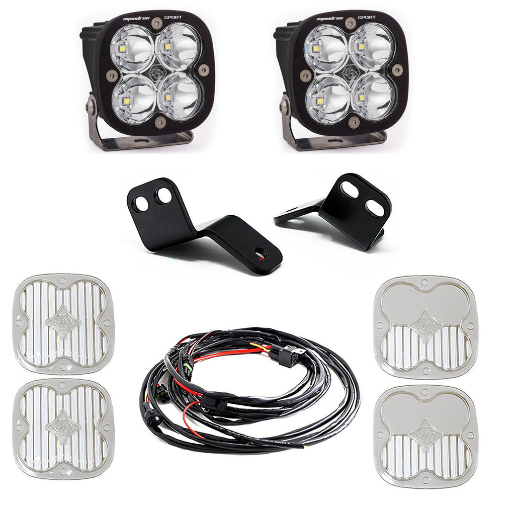 Baja Designs A Pillar Light Mount Squadron Sport A-Pillar Kit 18-22 Wildcat XX Driving/Combo Clear Baja Designs - 447827