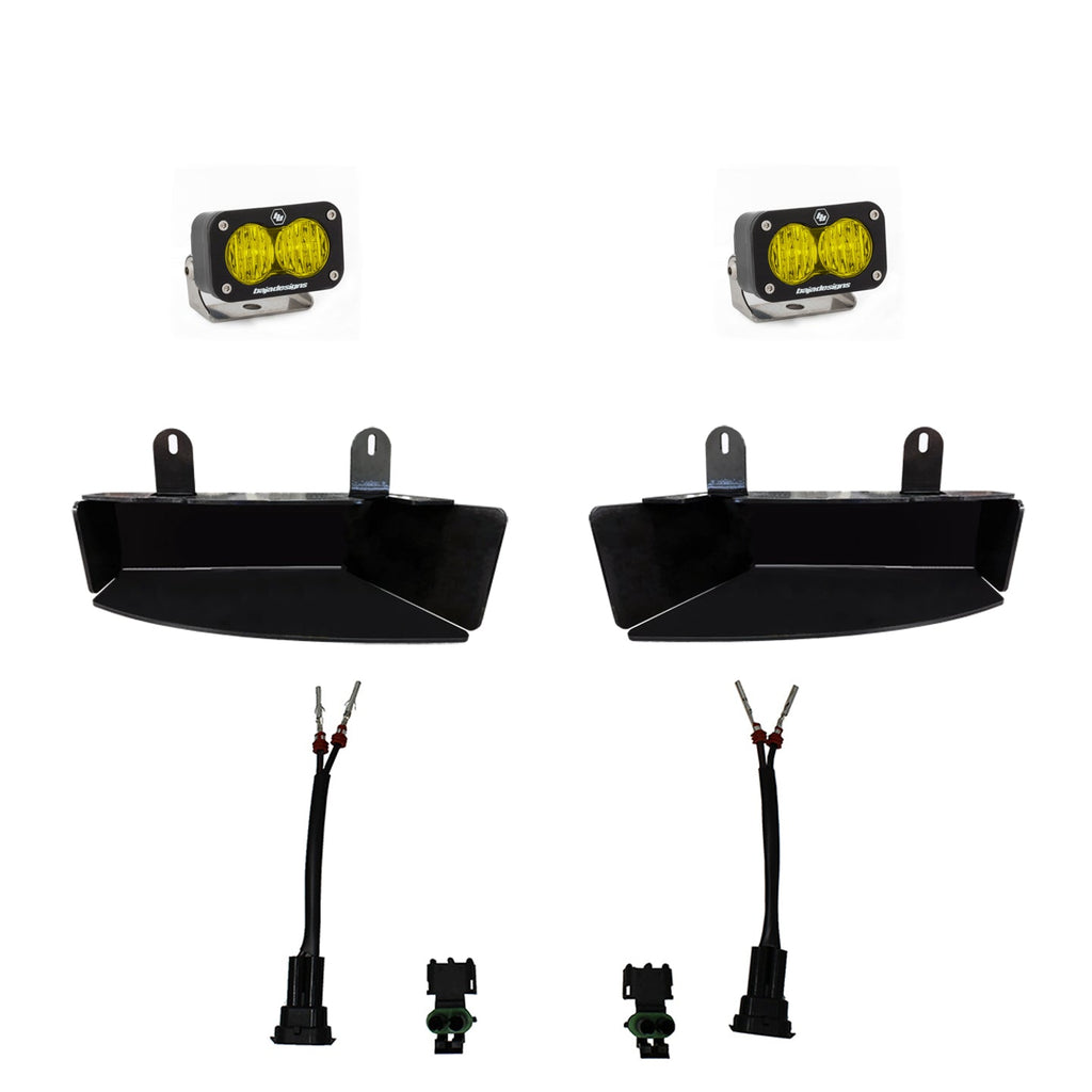 Baja Designs LED Light Kit Dodge Ram Light Kit For Ram 2500/3500 19-On FPK S2 Sport W/C Amber Baja Designs - 448043
