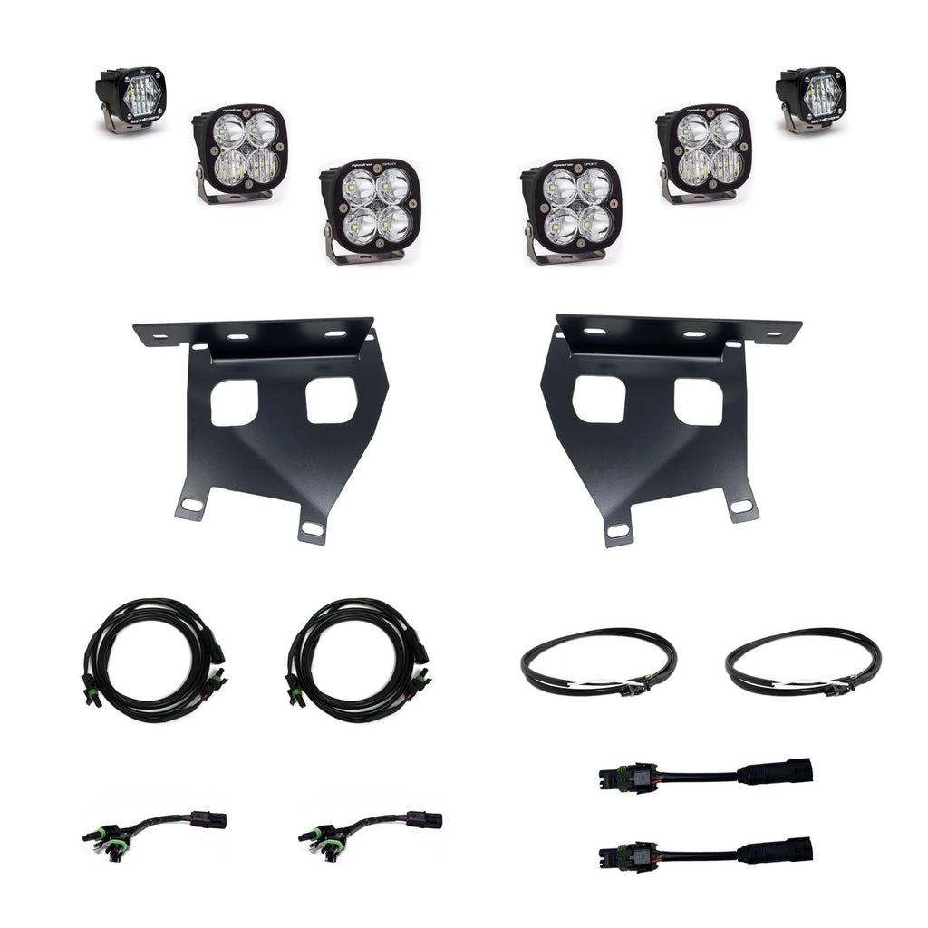 Baja Designs LED Light Kit Aftermarket Fog Pocket Sport Kit Fits 21-On Ford Raptor Baja Designs - 448054